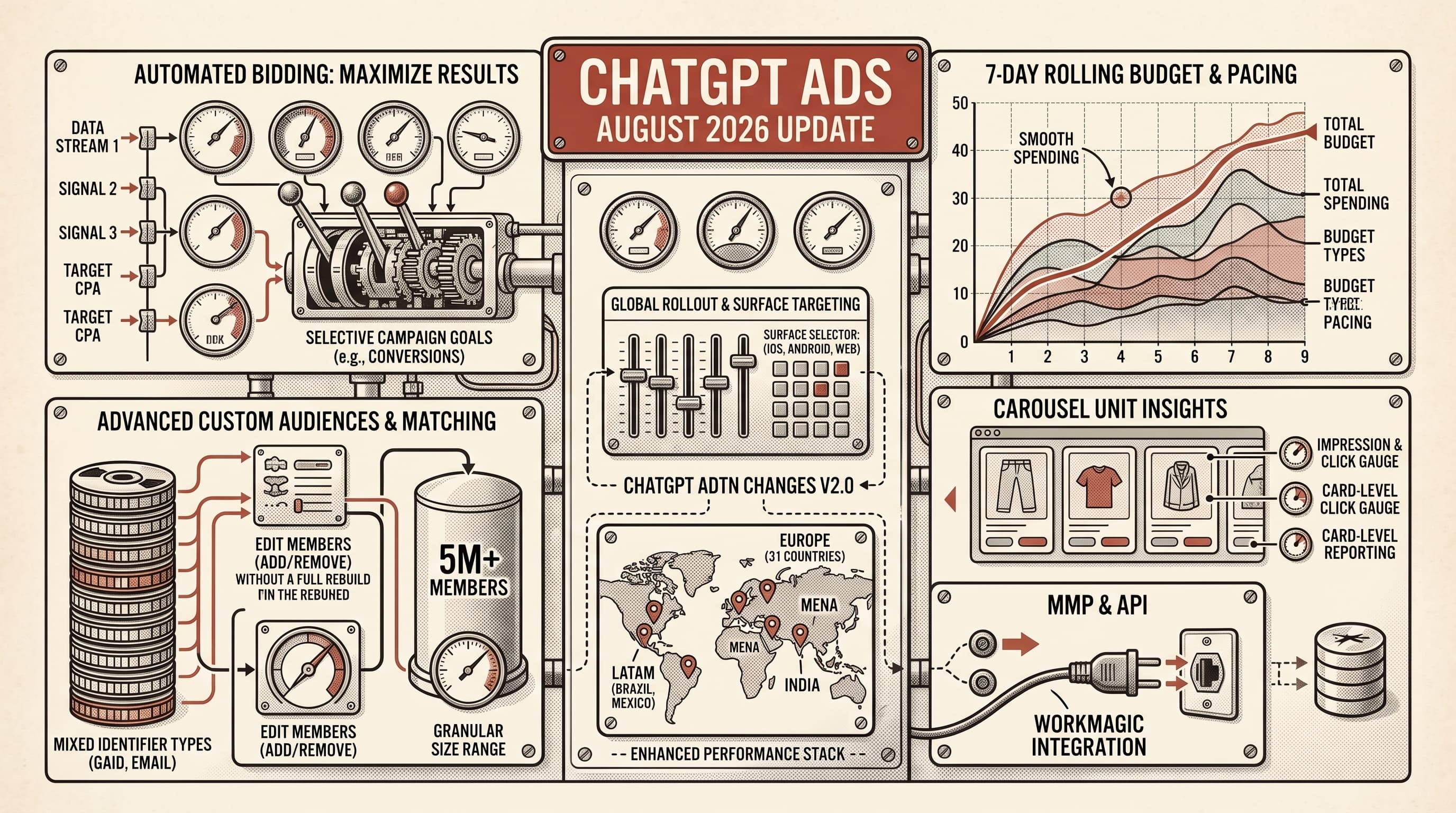 Image representing August ChatGPT Ad updates.