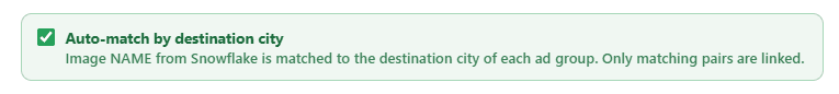 Auto-match toggle