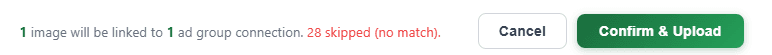 Image confirmation upload